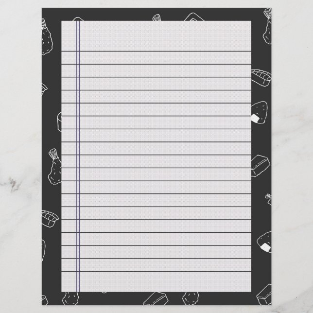 Chapter Divider Pages for Recipe Binders (Front)