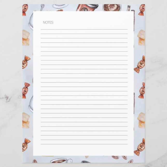 Chapter Divider Pages for Recipe Binders (Front)