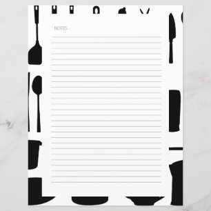 Chapter Divider Pages for Recipe Binders