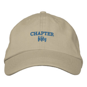 CHAPTER fifty in Khaki  Embroidered Hat
