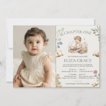 Chapter One Storybook First Birthday Photo