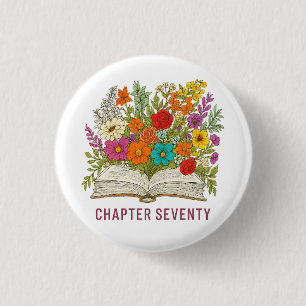 Chapter Seventy 70th Birthday 3 Cm Round Badge