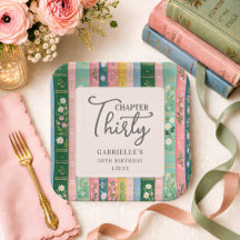 Chapter Thirty Floral Storybook 30th Birthday