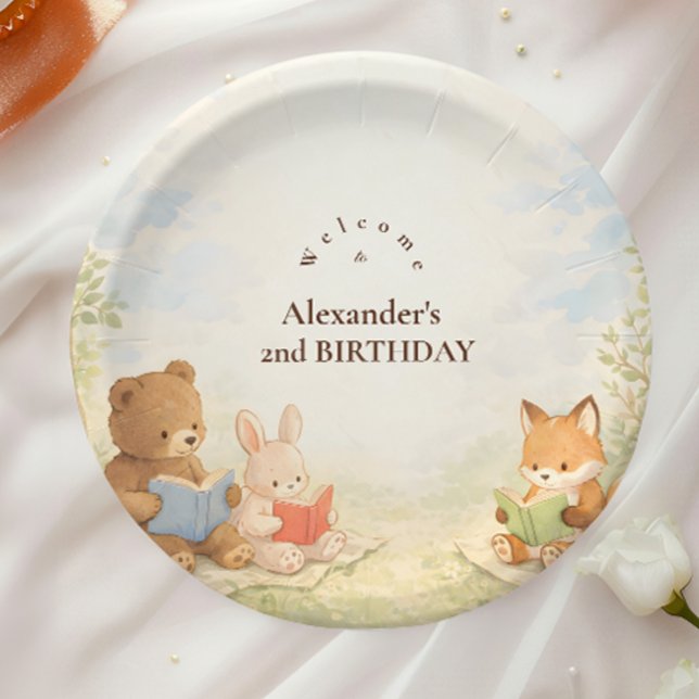 Chapter Two Little Reader Birthday Paper Plate (Creator Uploaded)