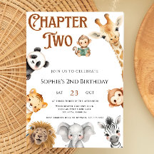 Chapter Two Storybook Jungle Safari 2nd Birthday 