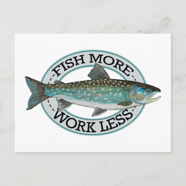 Char Fishing Postcard (Front)