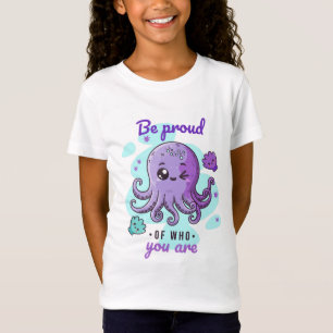 Character Animal Octopus Kawaii Sea Motivation T-Shirt