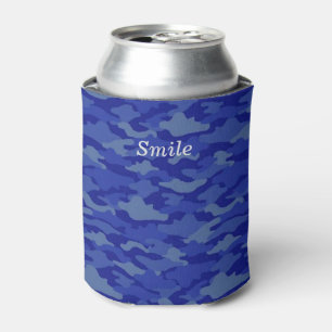 CHARACTER CUSTOM CAMOUFLAGE (BLUE) CAN COOLER