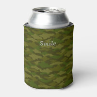 CHARACTER CUSTOM CAMOUFLAGE (KHAKI) CAN COOLER