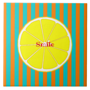 Character Custom Lemon Stripe Tile