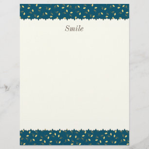 Character Custom Rose (Green) letterhead