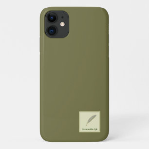 Character Custom Sustainable Life Green Case-Mate  iPhone Case