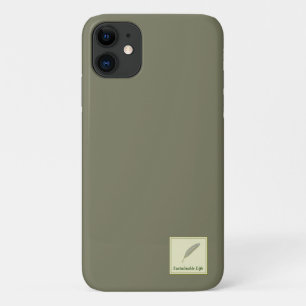 Character Custom Sustainable Life Green Case-Mate iPhone Case