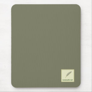 Character Custom Sustainable Life Green Mouse Pad