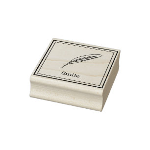Character Custom Sustainable Life Rubber Stamp