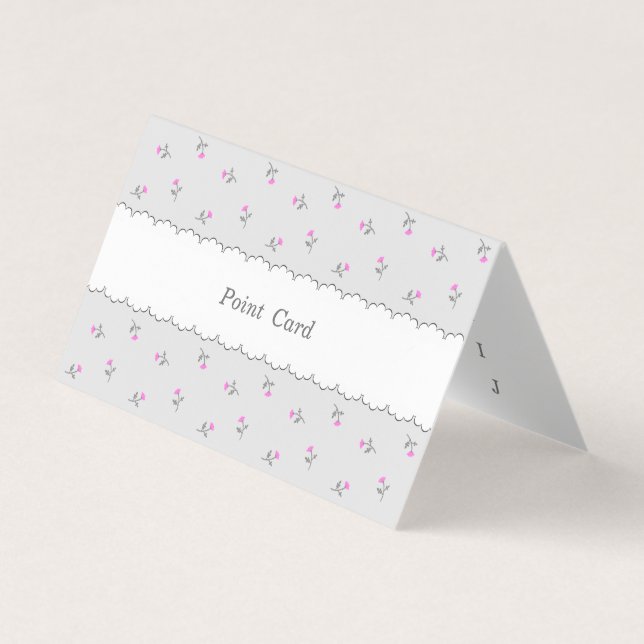 Character Customization Field Gray Business Card (Front)