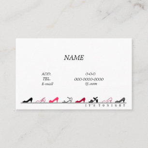 Character customization IT’S TONIGHT business card