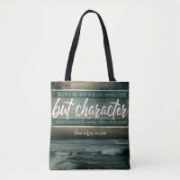 Character Is Best Formed