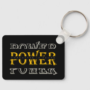 Character is power design key ring