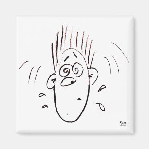 Character Man Faces Expressions Magnet