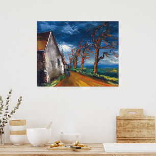 Character on a Village St.   Maurice de Vlaminck   Poster