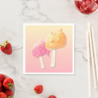 Character Popsicles Napkin