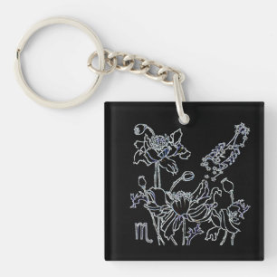character scorpion key ring