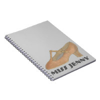 Character Shoe Dancer Dance Teacher Gift Notebook