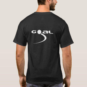 Characterful White Monochrome Gol Path T-Shirt