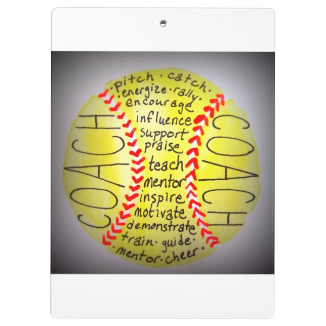 Characteristics of a Coach Clipboard (Back)