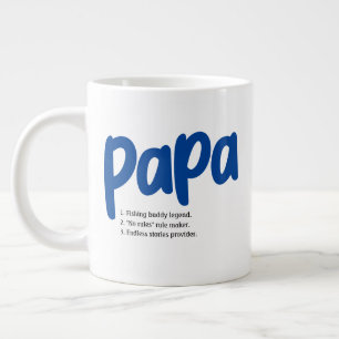 Characteristics of Best Grandpa Papa Fathers Day Large Coffee Mug