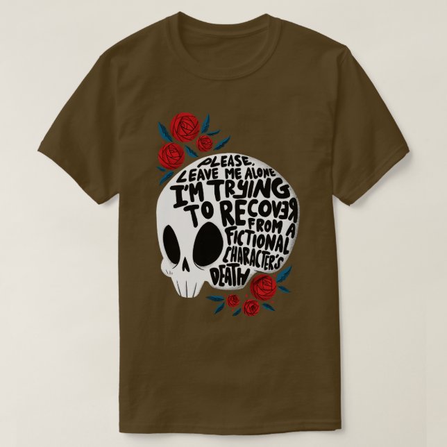 Characters Death T-Shirt (Design Front)