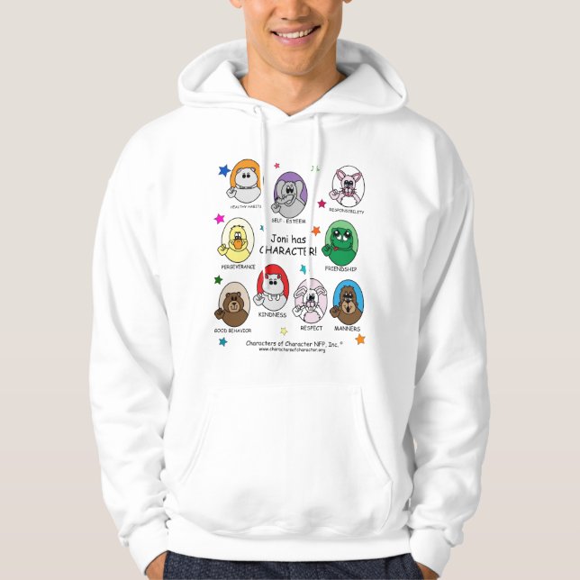 Characters of Character hoodie (Front)