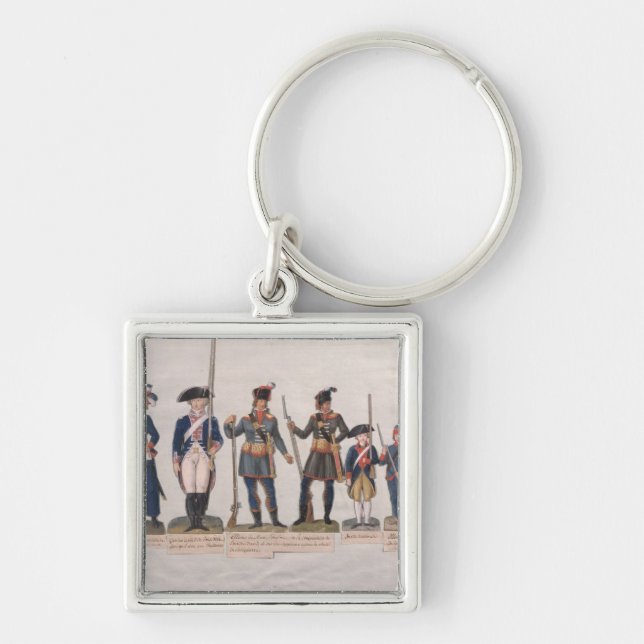 Characters of the French Revolution Key Ring (Front)