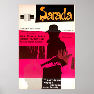 Charade 1963 Movie POSTER PRINT A5-A1 60s Classic