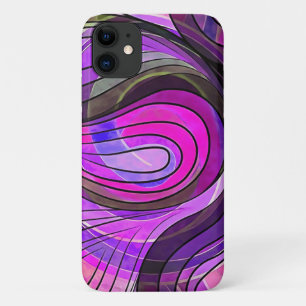 Charcoal And Rose Water Doodle With Black Lines Case-Mate iPhone Case