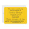 Charcoal and Yellow Custom 90th Birthday Invite