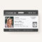 Charcoal Chevron Homeschool Student ID Badge