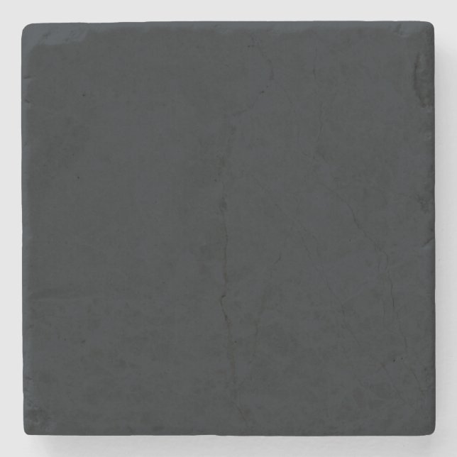 Charcoal Denim Texture, Stone Coaster (Front)