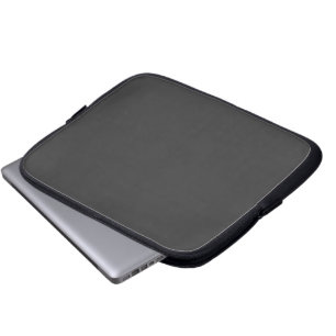 Charcoal Gray 10 inch Neoprene Laptop Sleeve