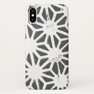 Charcoal gray geometric pattern Case-Mate iPhone case