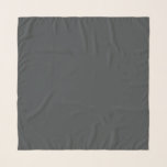 Charcoal gray (solid color)  scarf<br><div class="desc">Charcoal gray (solid color)</div>