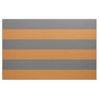Charcoal Grey and Orange Wide Stripes Large Scale
