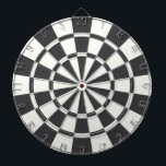 Charcoal Grey And White Dartboard<br><div class="desc">Charcoal Grey And White Dart Board</div>