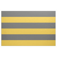 Charcoal Grey and Yellow Wide Stripes Large Scale