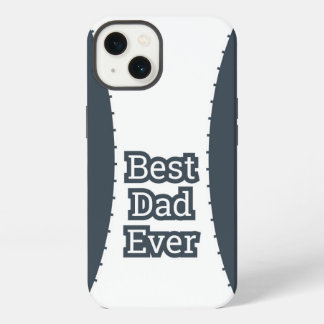 Charcoal Grey Best Dad Ever iPhone Case