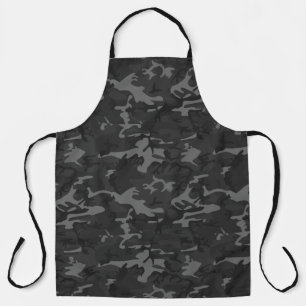 Charcoal Grey Camo Apron
