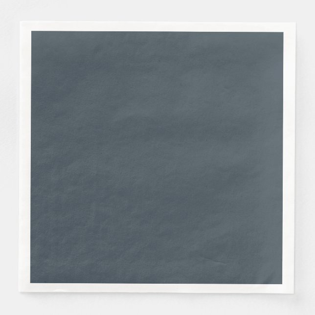 Charcoal Grey Dinner Paper Napkin (Front)
