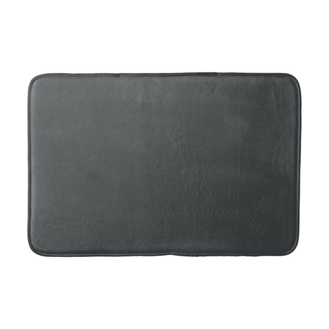 Charcoal grey (solid colour)  bath mat (Front)