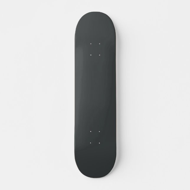 Charcoal grey (solid colour)  skateboard (Front)
